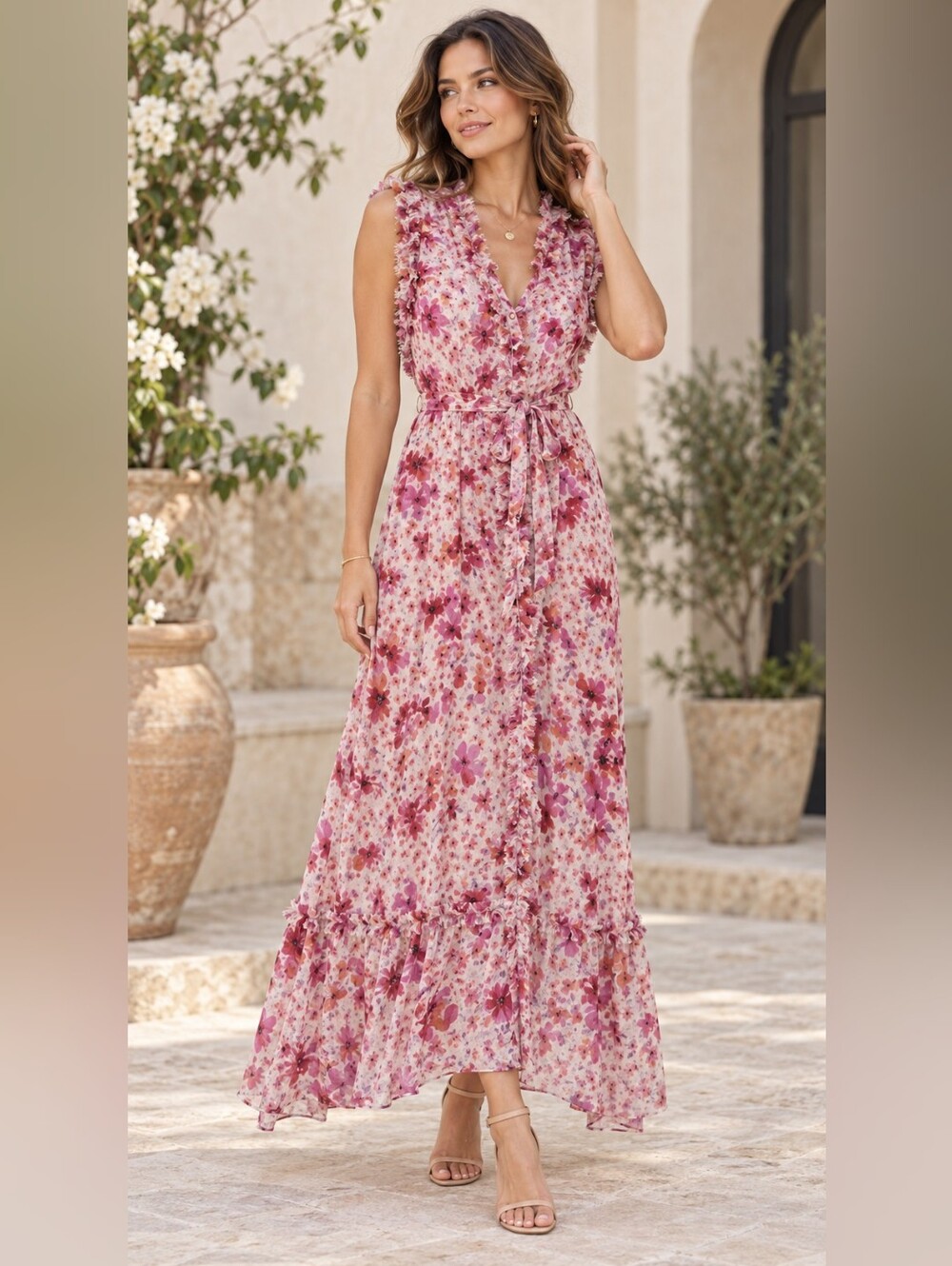 Misa - Aurelie Dress in GardeniaMisa Y80